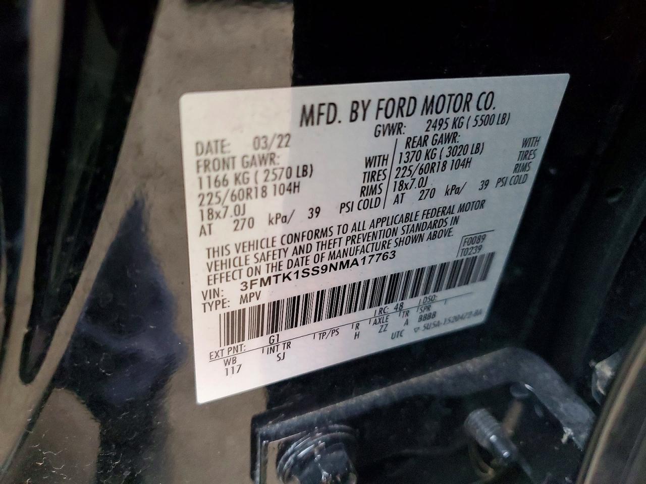 2022 Ford Mustang Mach-E Select - zdjęcie 12