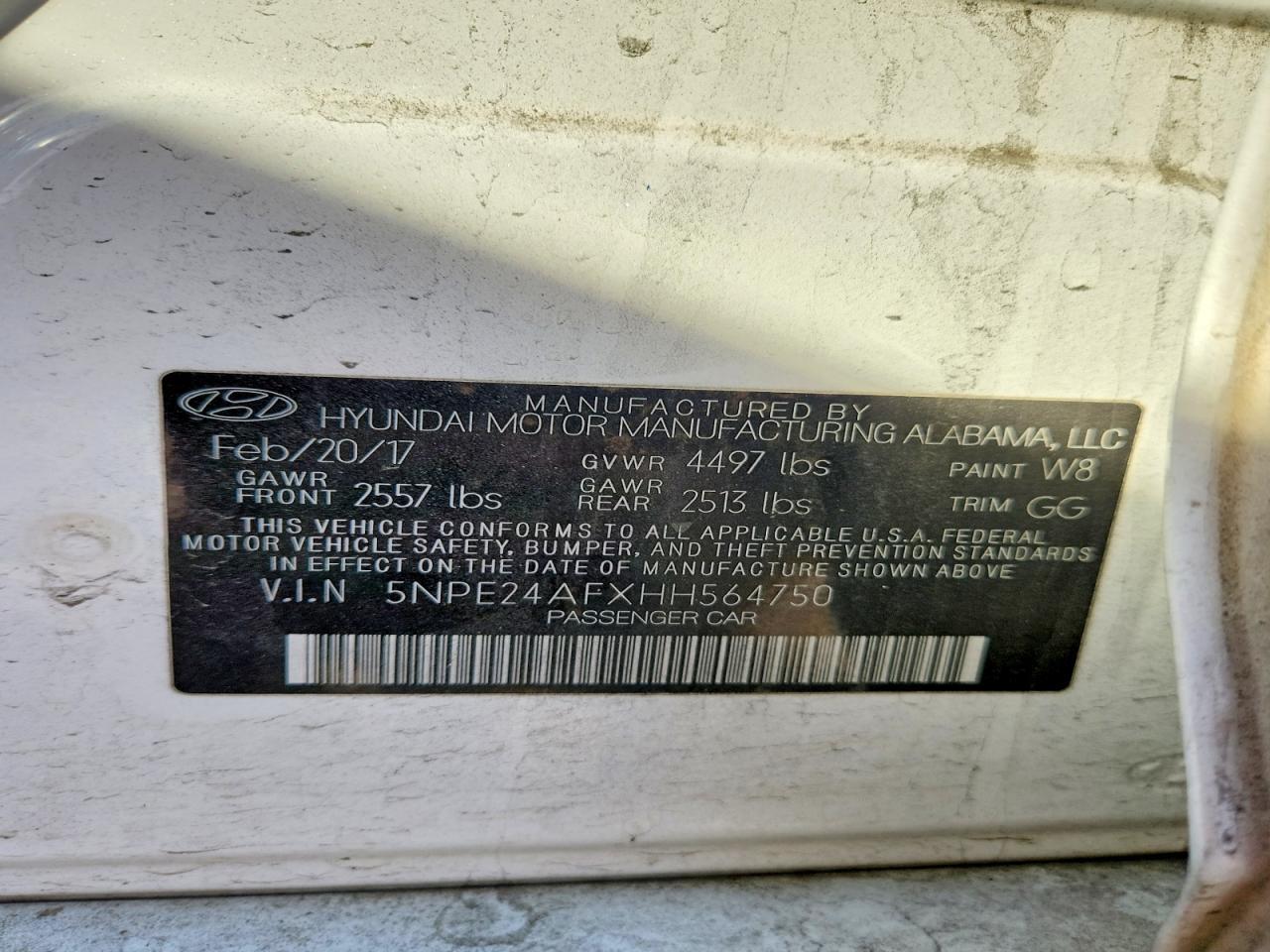 2017 Hyundai Sonata Se - zdjęcie 12