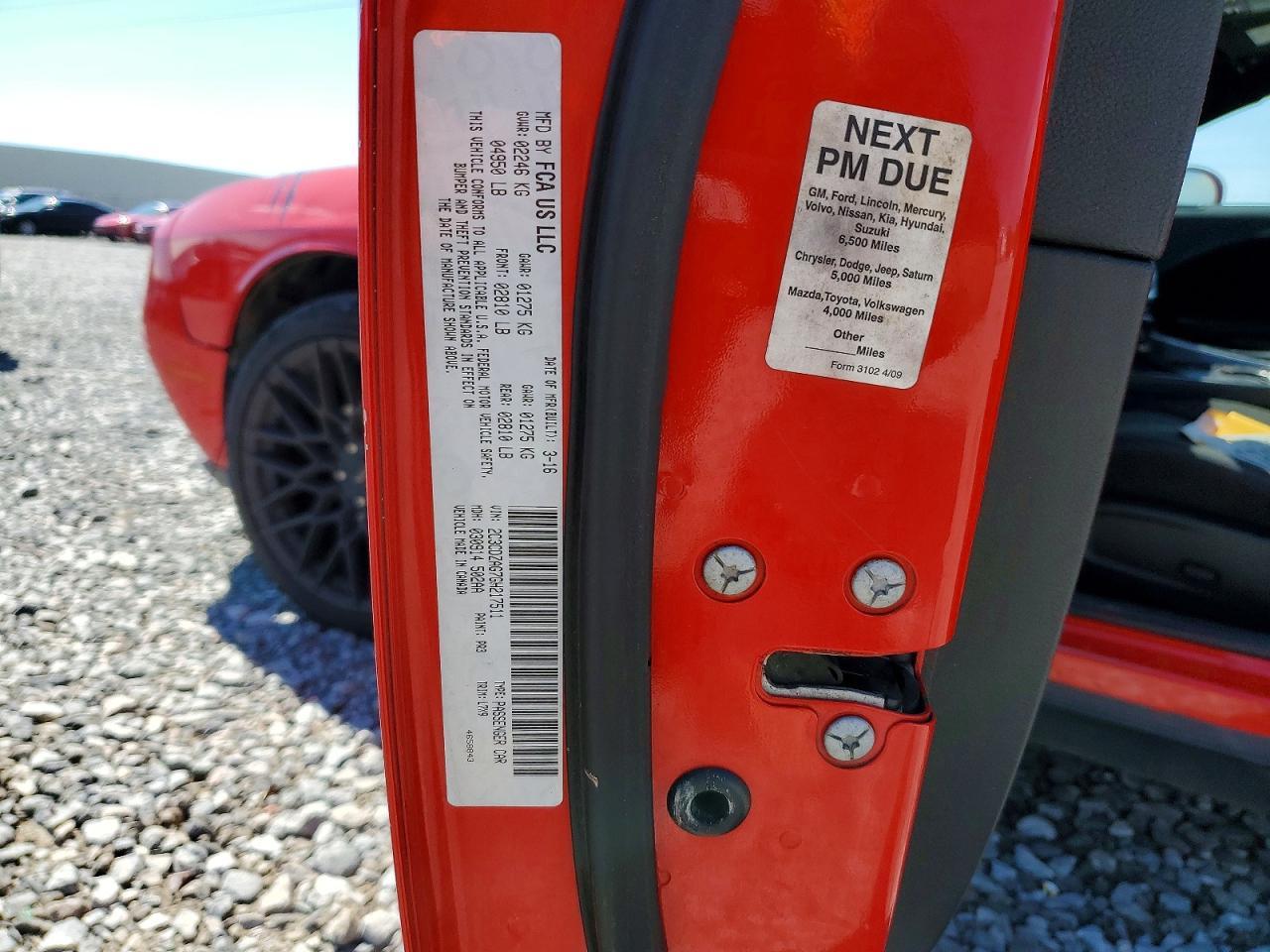 2016 Dodge Challenger Sxt - zdjęcie 12