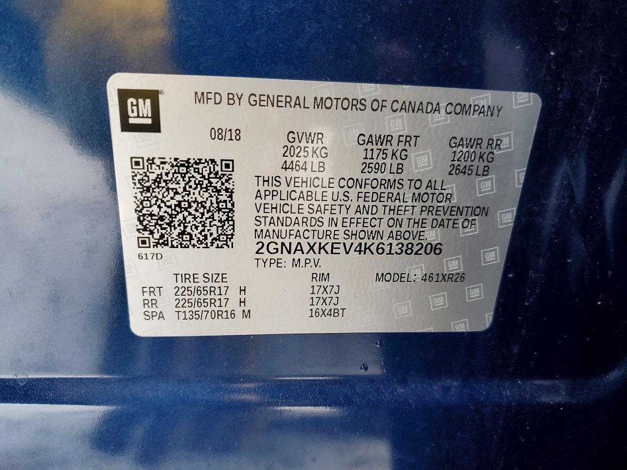 2019 Chevrolet Equinox Lt - zdjęcie 12