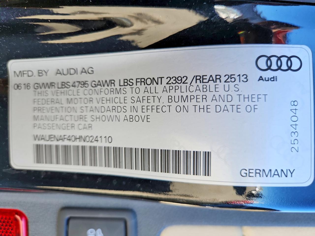 2017 Audi A4 Premium Plus - zdjęcie 12