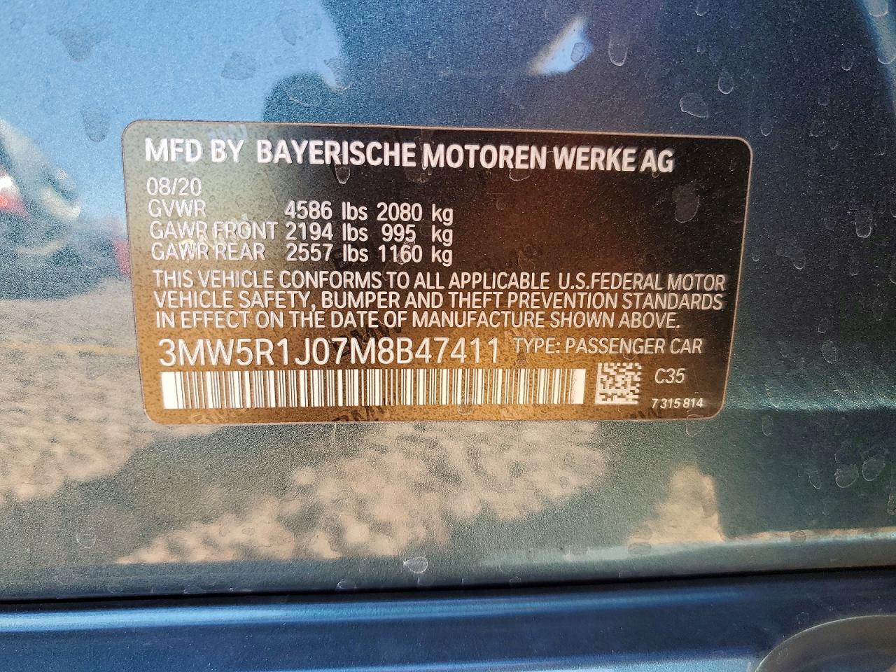 2021 BMW Motorrad 330I - zdjęcie 12