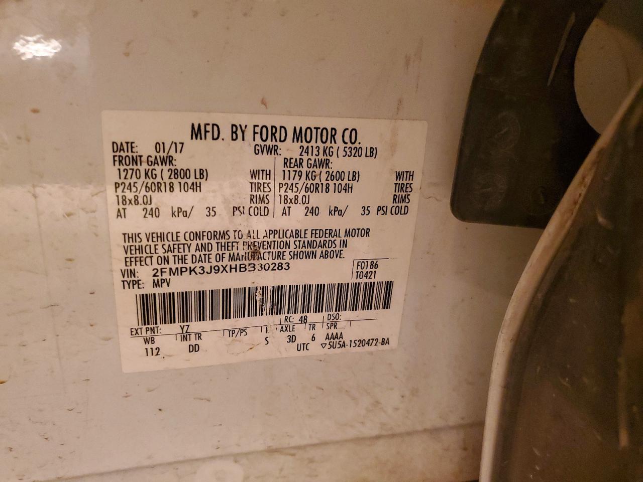 2017 Ford Edge Sel - zdjęcie 13