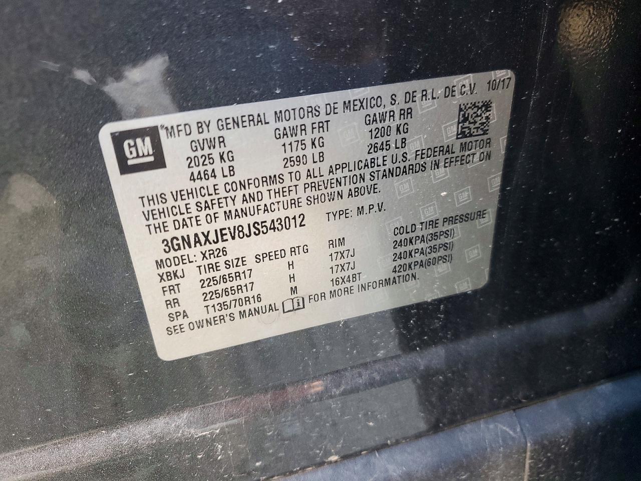 2018 Chevrolet Equinox Lt - zdjęcie 12