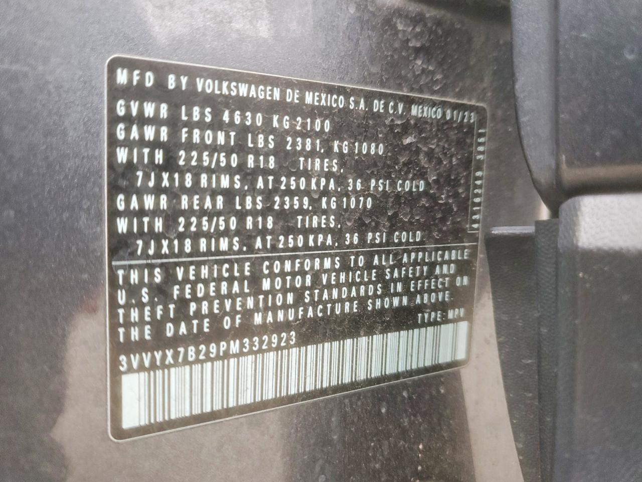 2023 Volkswagen Taos Se - zdjęcie 14