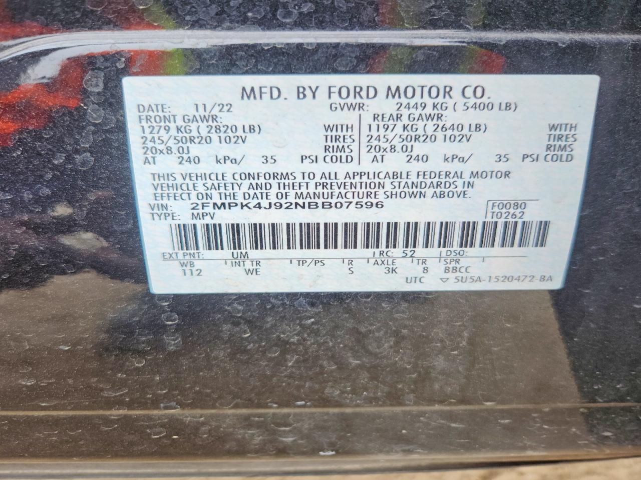 2022 Ford Edge Sel - zdjęcie 12