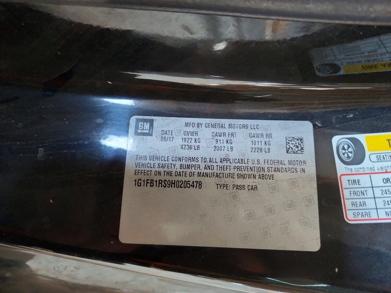 2017 Chevrolet Camaro Lt - zdjęcie 13