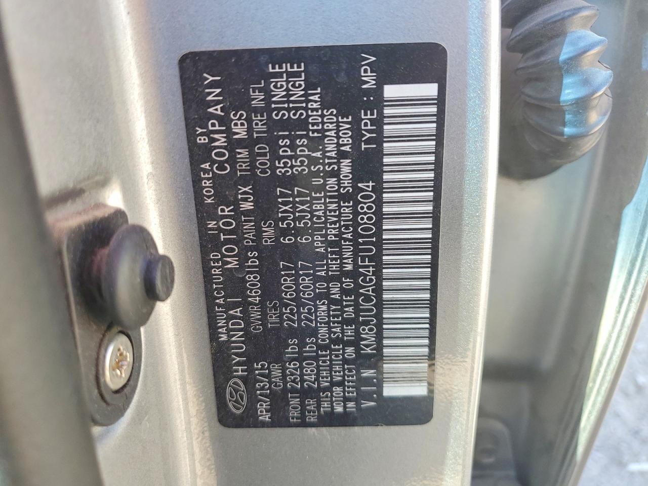 2015 Hyundai Tucson Se - zdjęcie 12