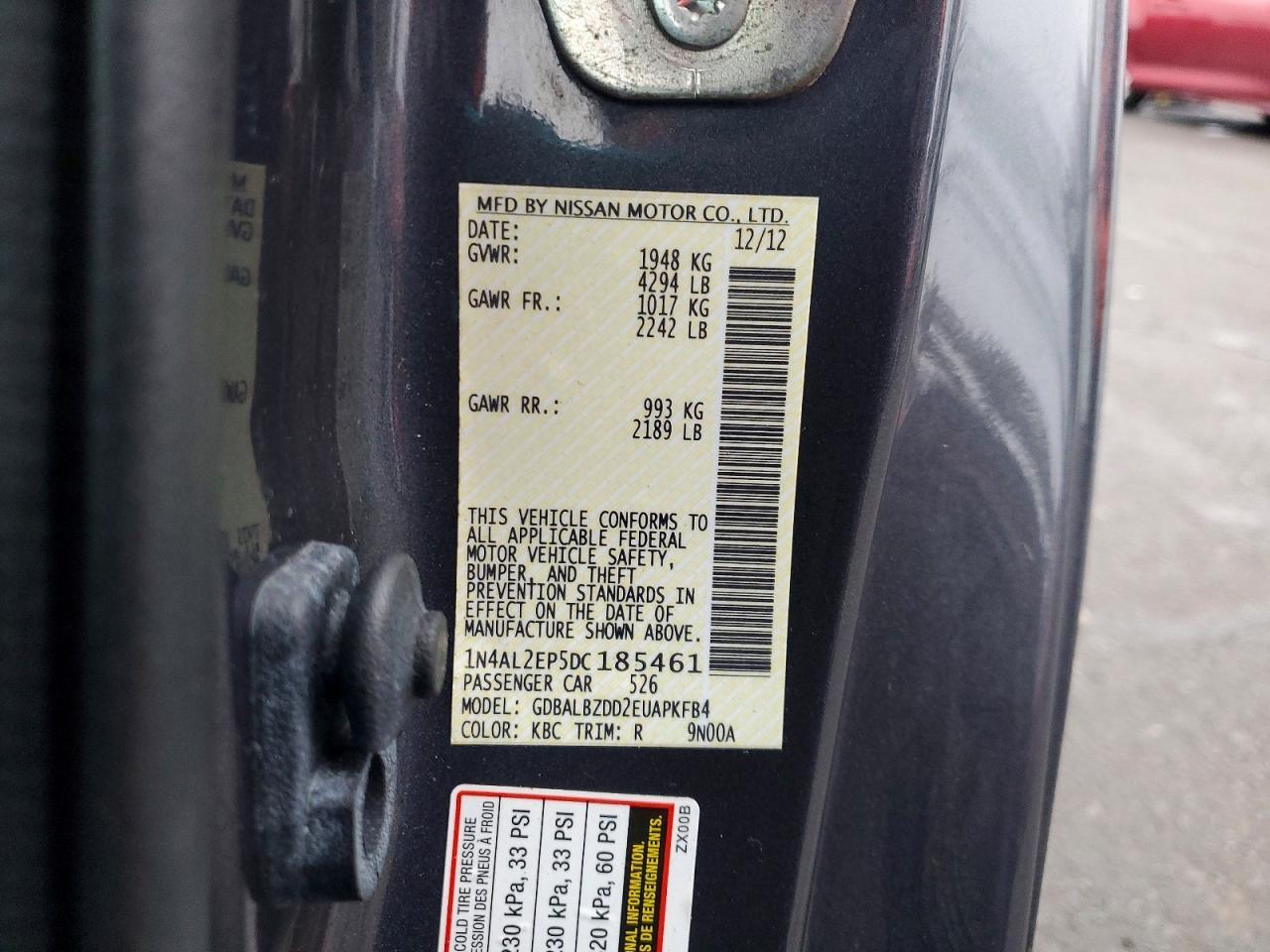 2013 Niss Altima S - zdjęcie 12