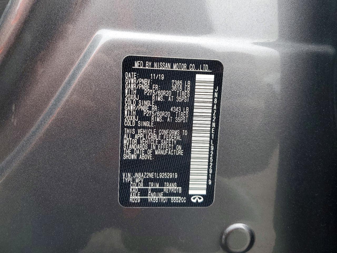 2020 Infiniti Qx80 Luxe - zdjęcie 13