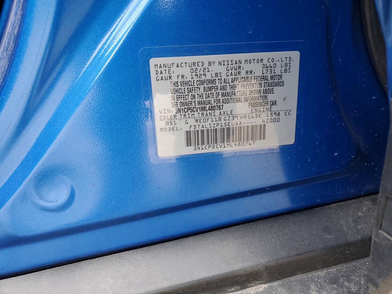 2021 Nissan Kicks Sv - zdjęcie 12