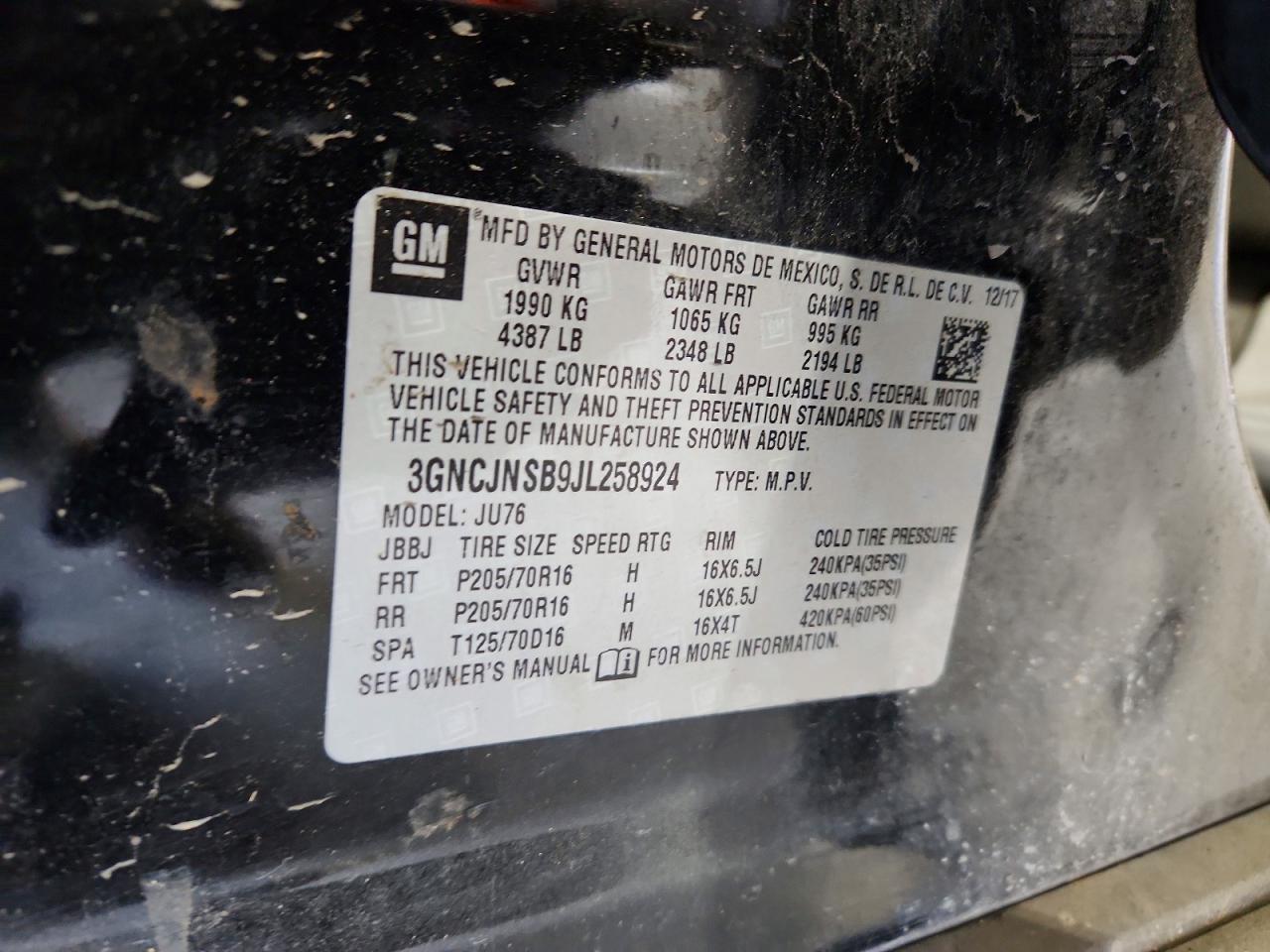 2018 Chevrolet Trax Ls - zdjęcie 13