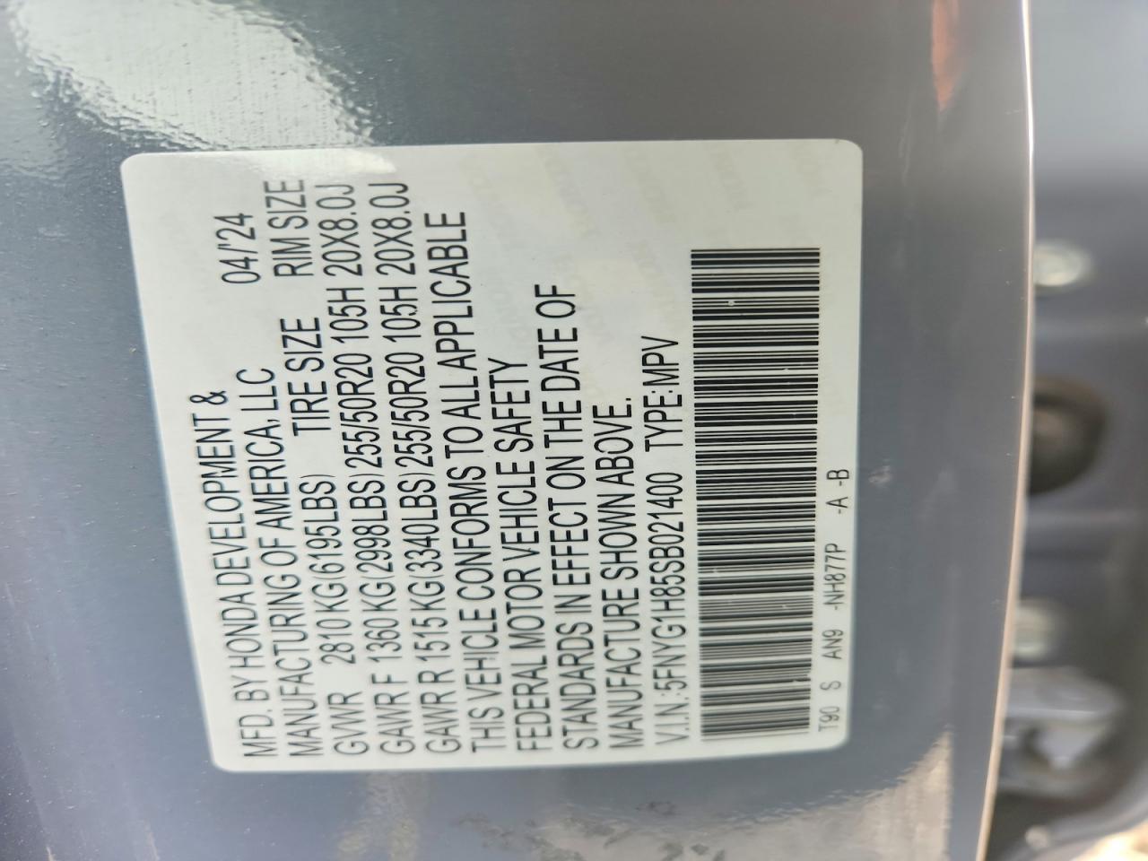 2025 Honda Pilot Elite - zdjęcie 12