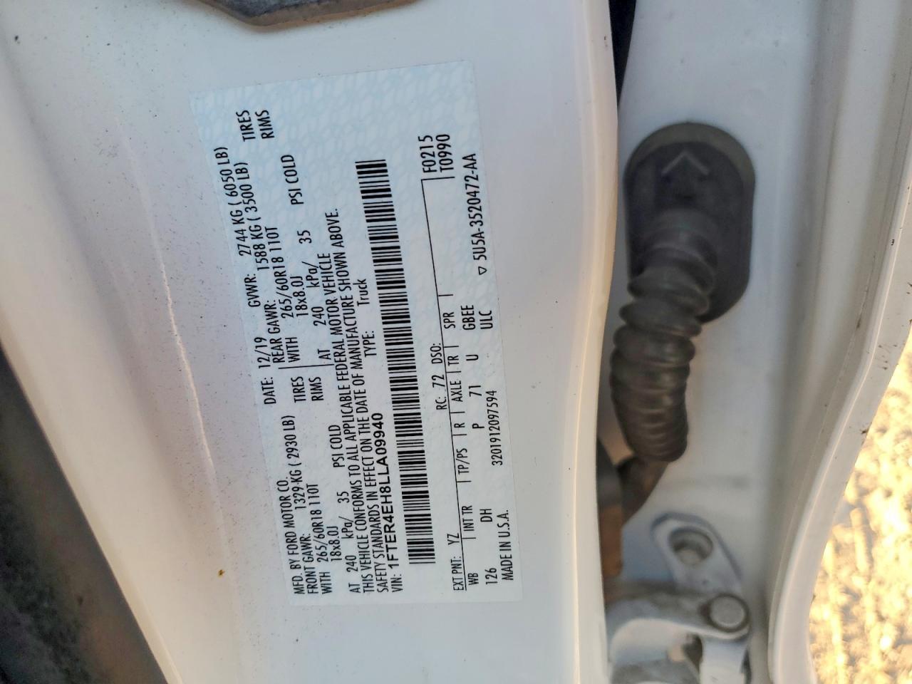 2020 Ford Ranger Xl - zdjęcie 12