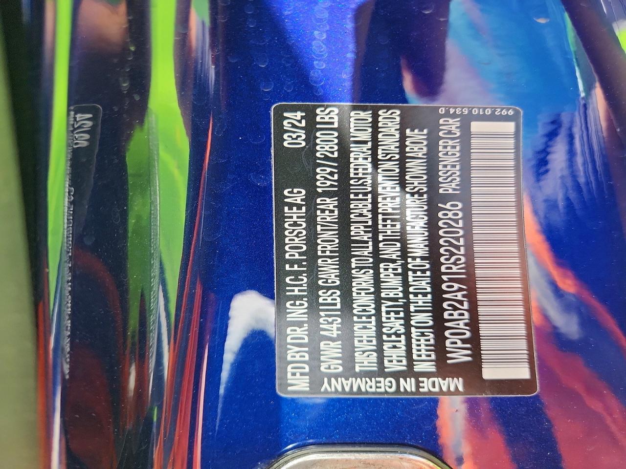 2024 Porsche 911 Carrera S - zdjęcie 13