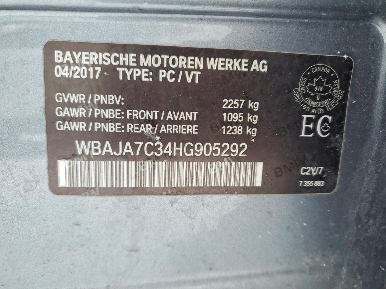 2017 BMW 530 Xi - zdjęcie 12