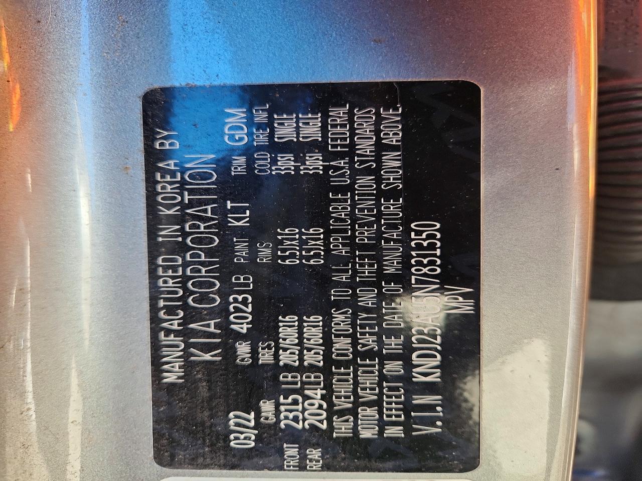 2022 Kia Soul Lx - zdjęcie 12