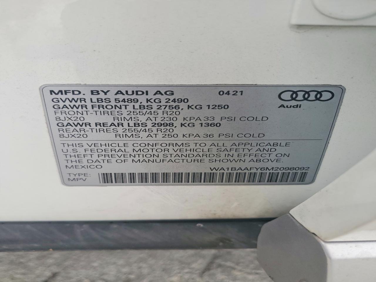 2021 Audi Q5 Premium Plus - zdjęcie 13