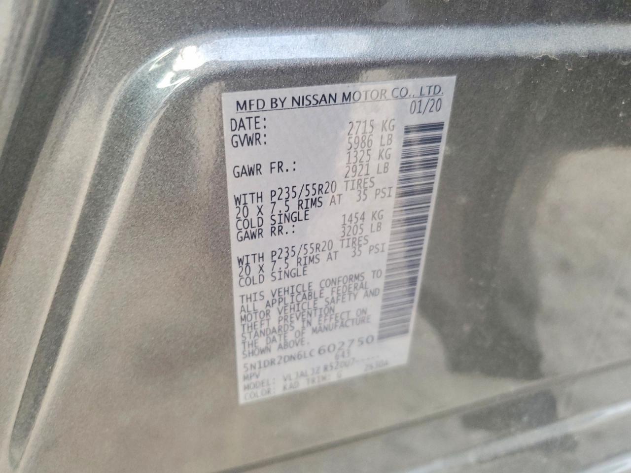 2020 Nissan Pathfinder Platinum - zdjęcie 14