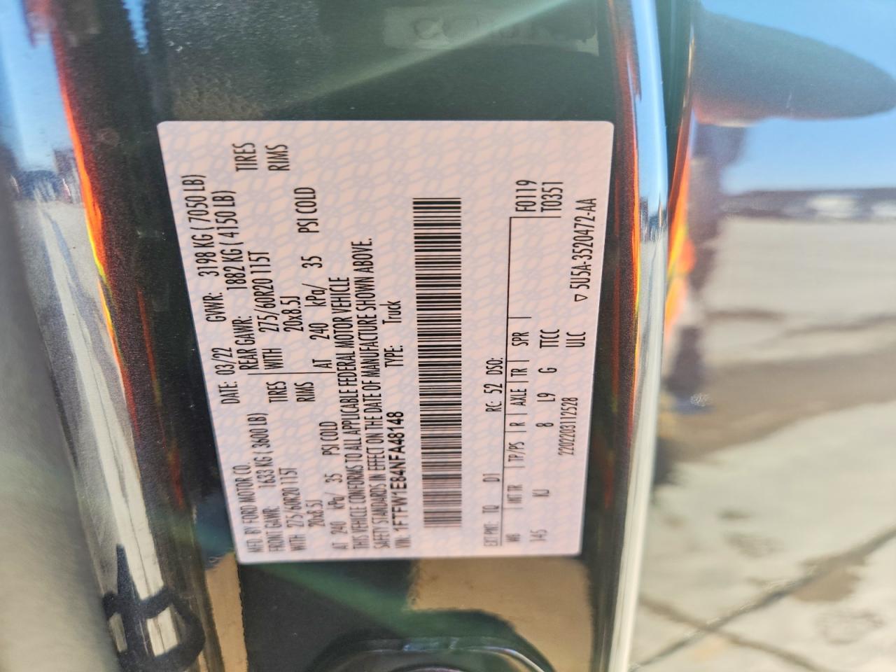 2022 Ford F150 Supercrew - zdjęcie 13