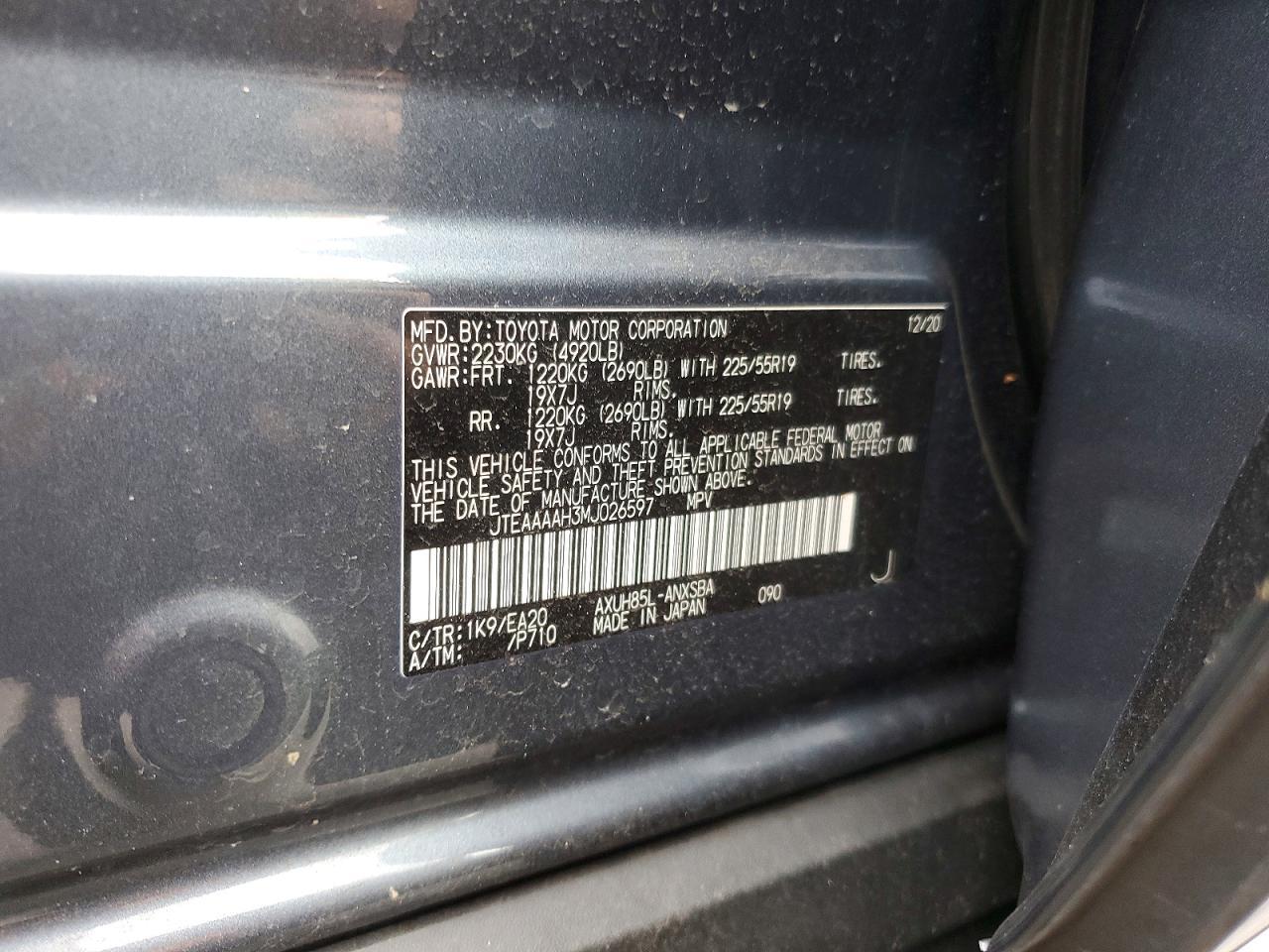 2021 Toyota Venza Limited - zdjęcie 13