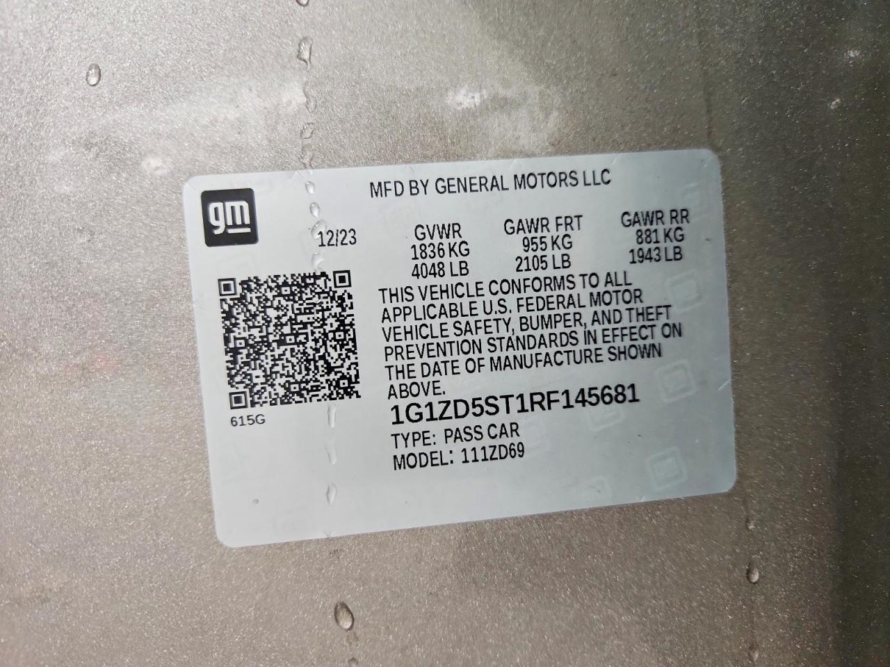 2024 Chevrolet Malibu Lt - zdjęcie 12