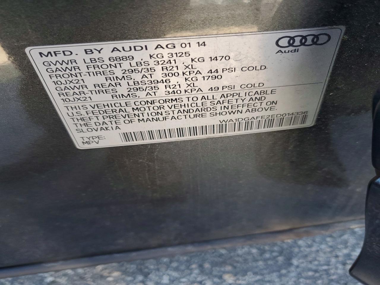 2014 Audi Q7 Prestige - zdjęcie 13