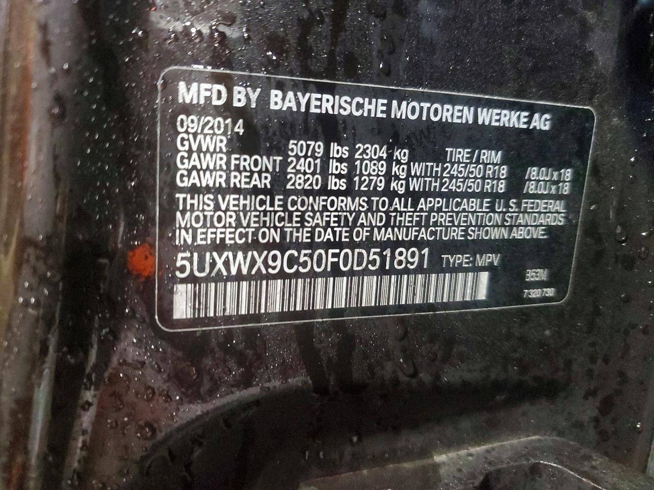 2015 BMW X3 xDrive28I - zdjęcie 13