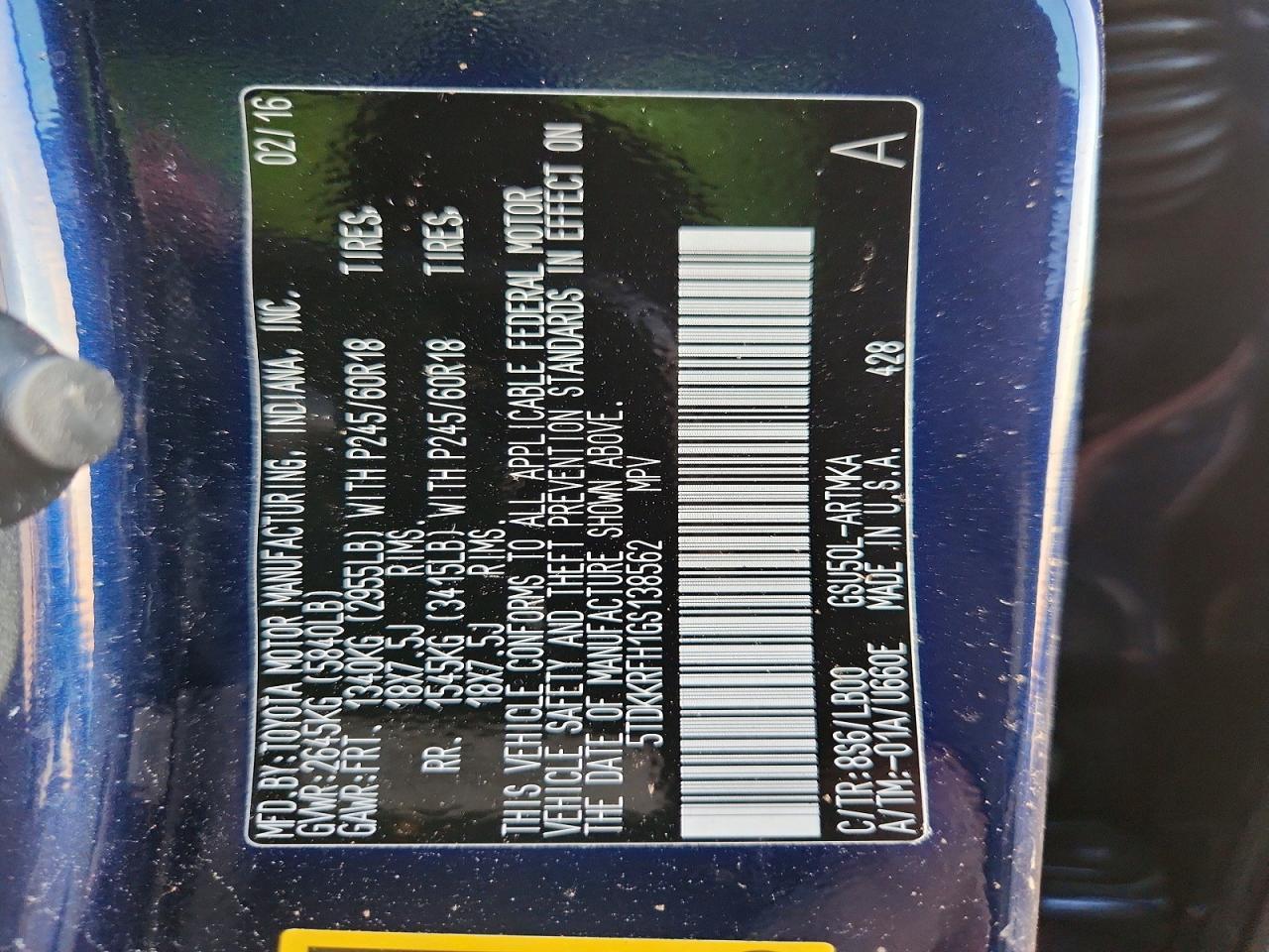 2016 Toyota Highlander Xle - zdjęcie 13