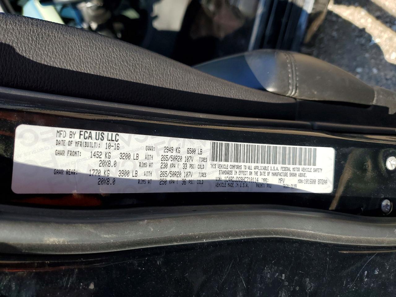2017 Dodge Durango Gt - zdjęcie 13