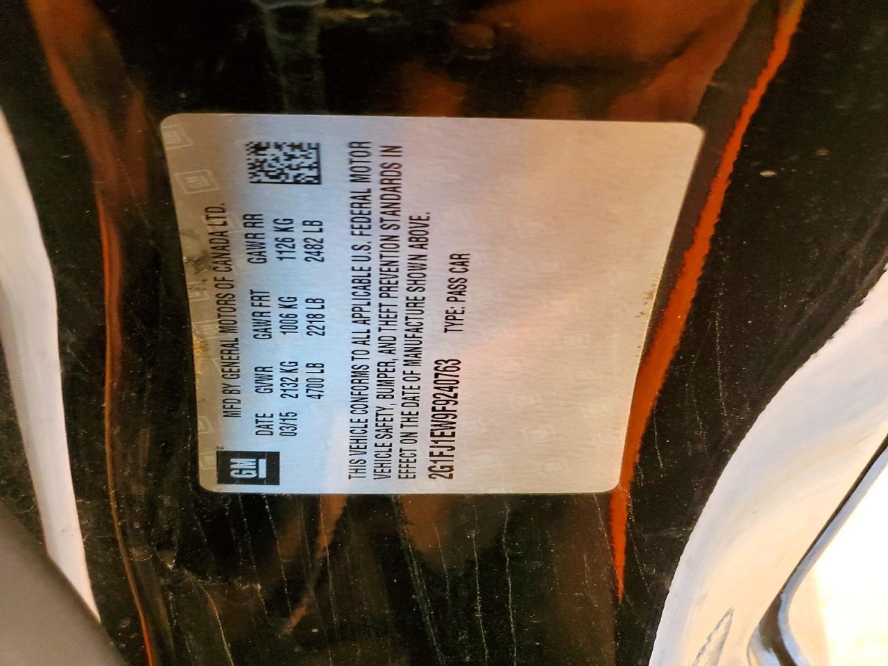 2015 Chevrolet Camaro 2Ss - zdjęcie 13