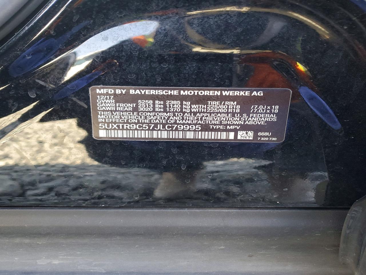 2018 BMW X3 xDrive30I - zdjęcie 14