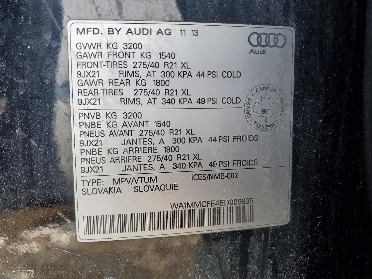 2014 Audi Truck/Van Q7 V6 Tdi 4Dr Awd - zdjęcie 13