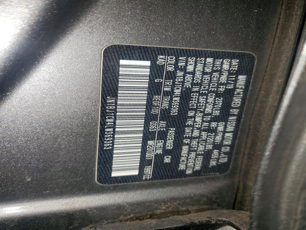 2020 Nissan Rogue Sport Sv - zdjęcie 12