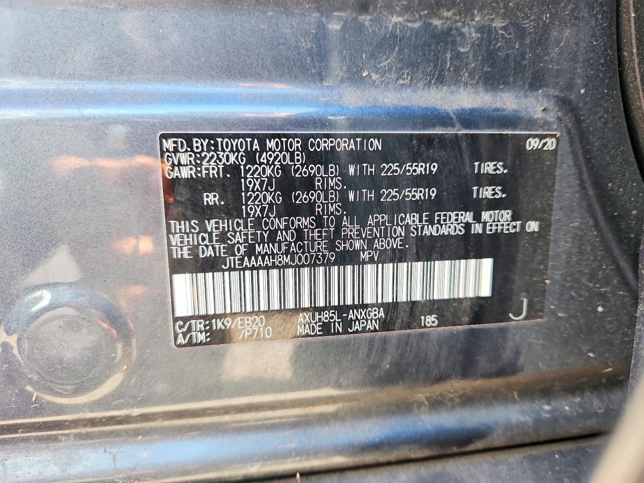 2021 Toyota Venza Xle - zdjęcie 12