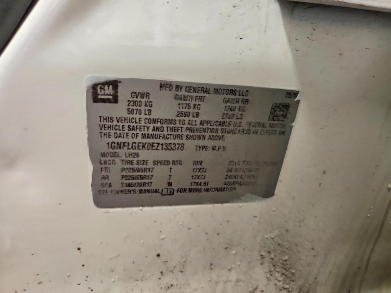 2014 Chevrolet Equinox Lt - zdjęcie 12