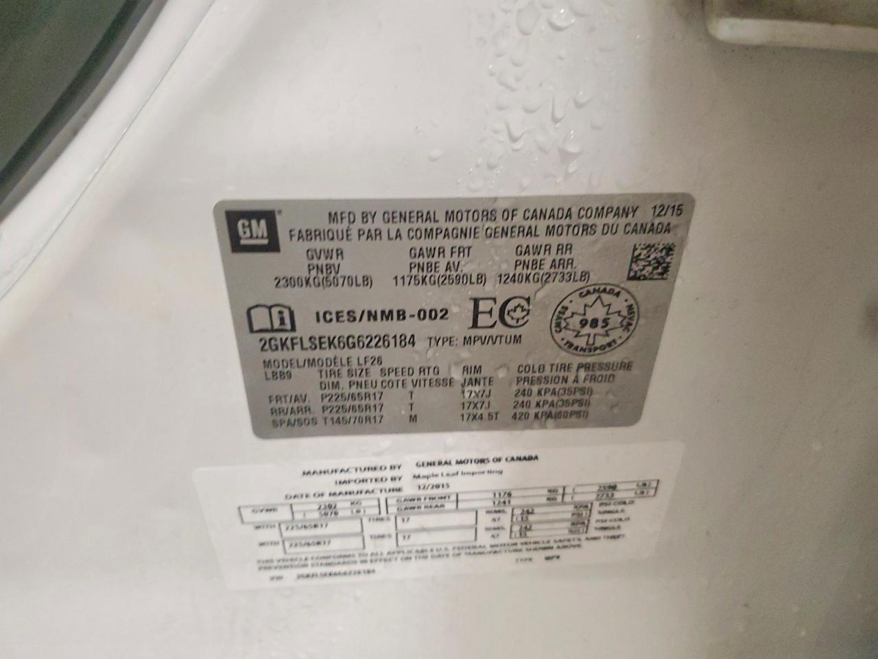 2016 GMC Terrain Sle - zdjęcie 13