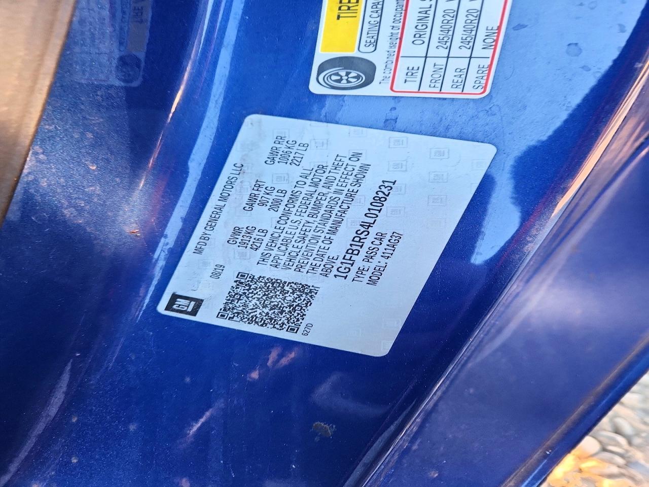 2020 Chevrolet Camaro Ls - zdjęcie 13