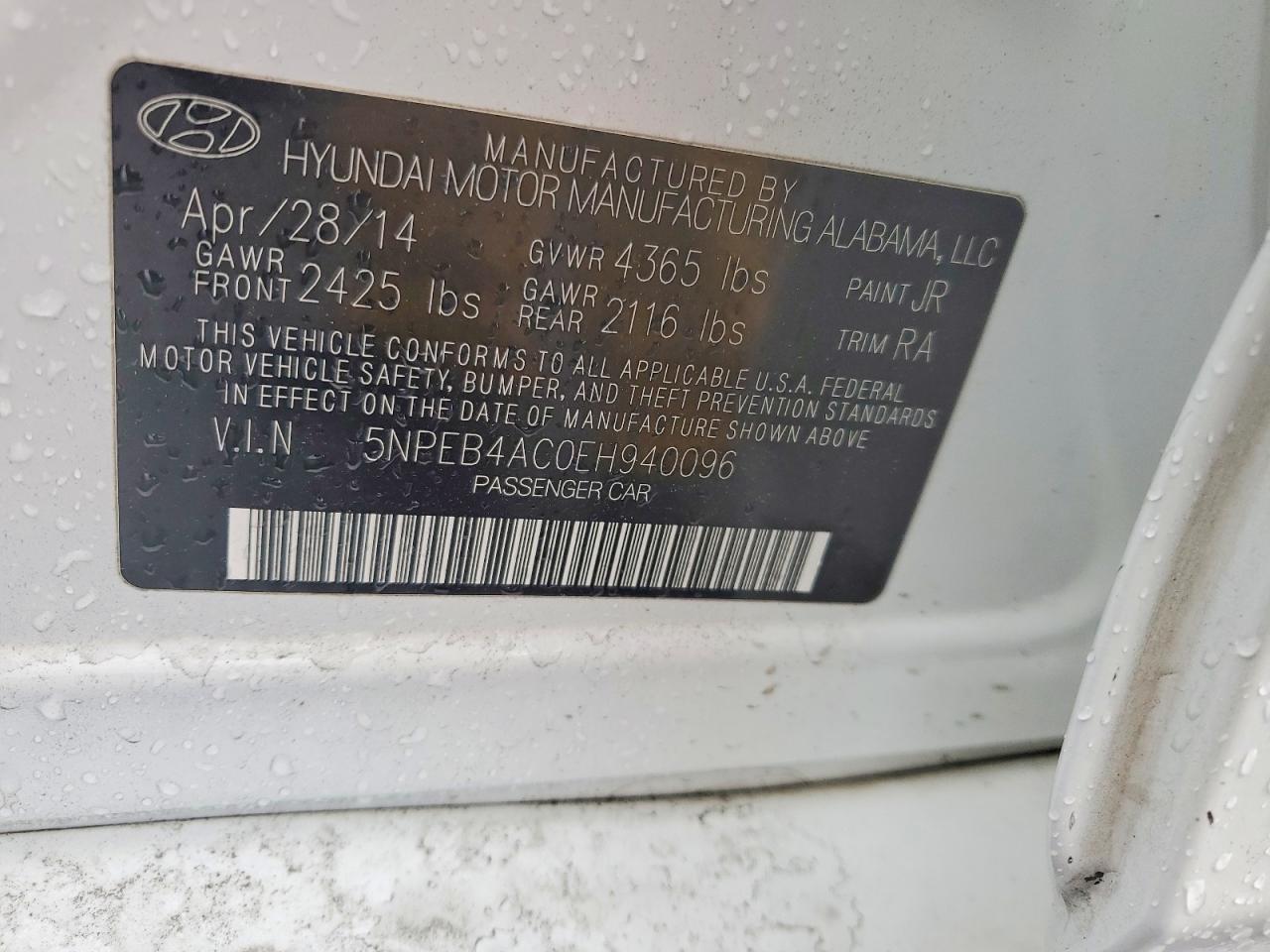 2014 Hyundai Sonata Gls - zdjęcie 12