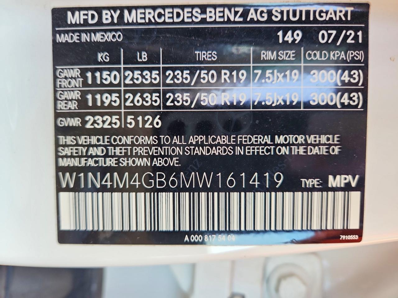 2021 Mercedes-Benz Glb 250 - zdjęcie 14