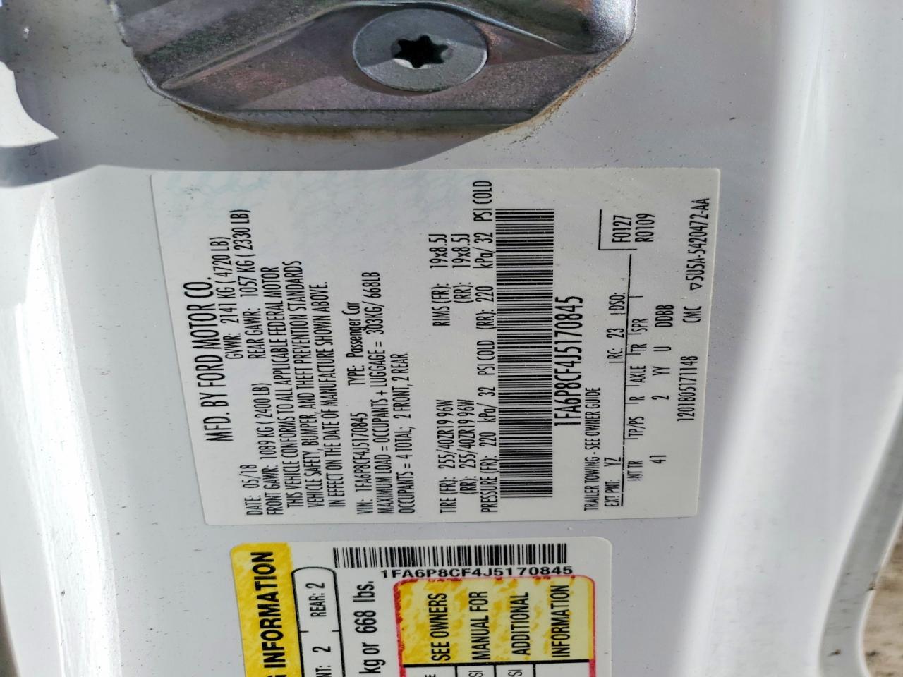 2018 Ford Mustang Gt - zdjęcie 13