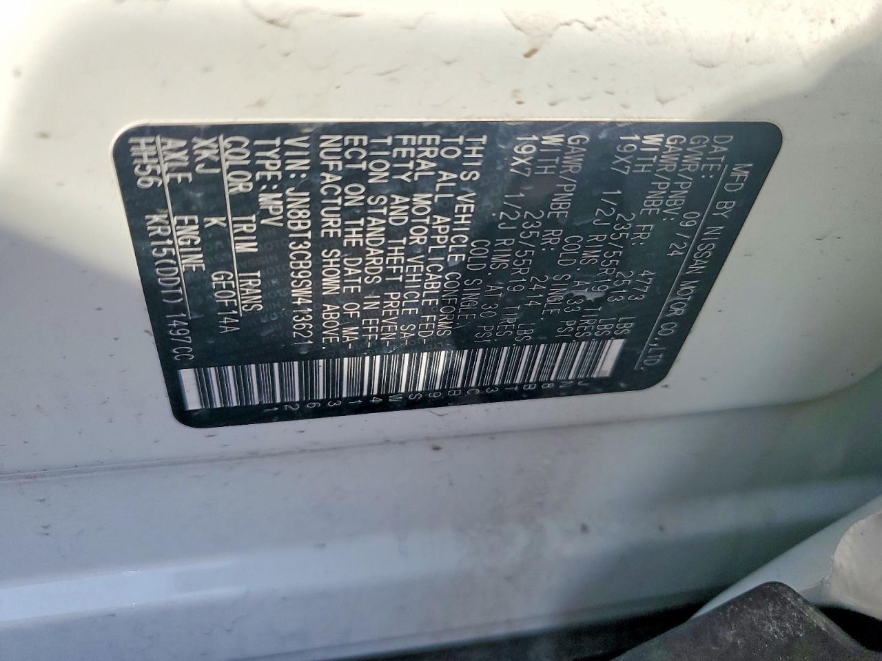 2025 Nissan Rogue Sl - zdjęcie 13