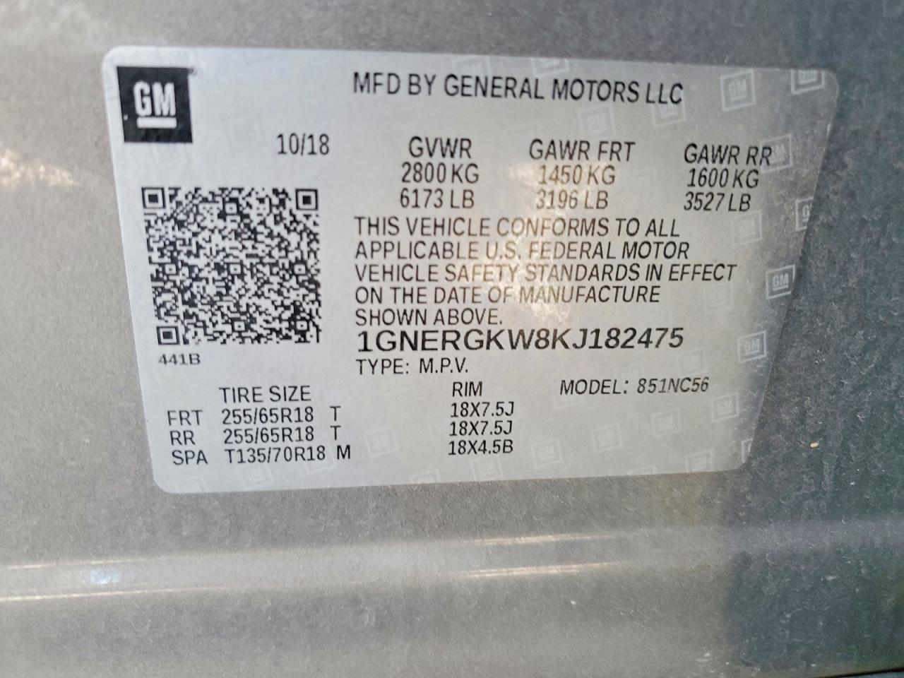 2019 Chevrolet Traverse Lt - zdjęcie 14