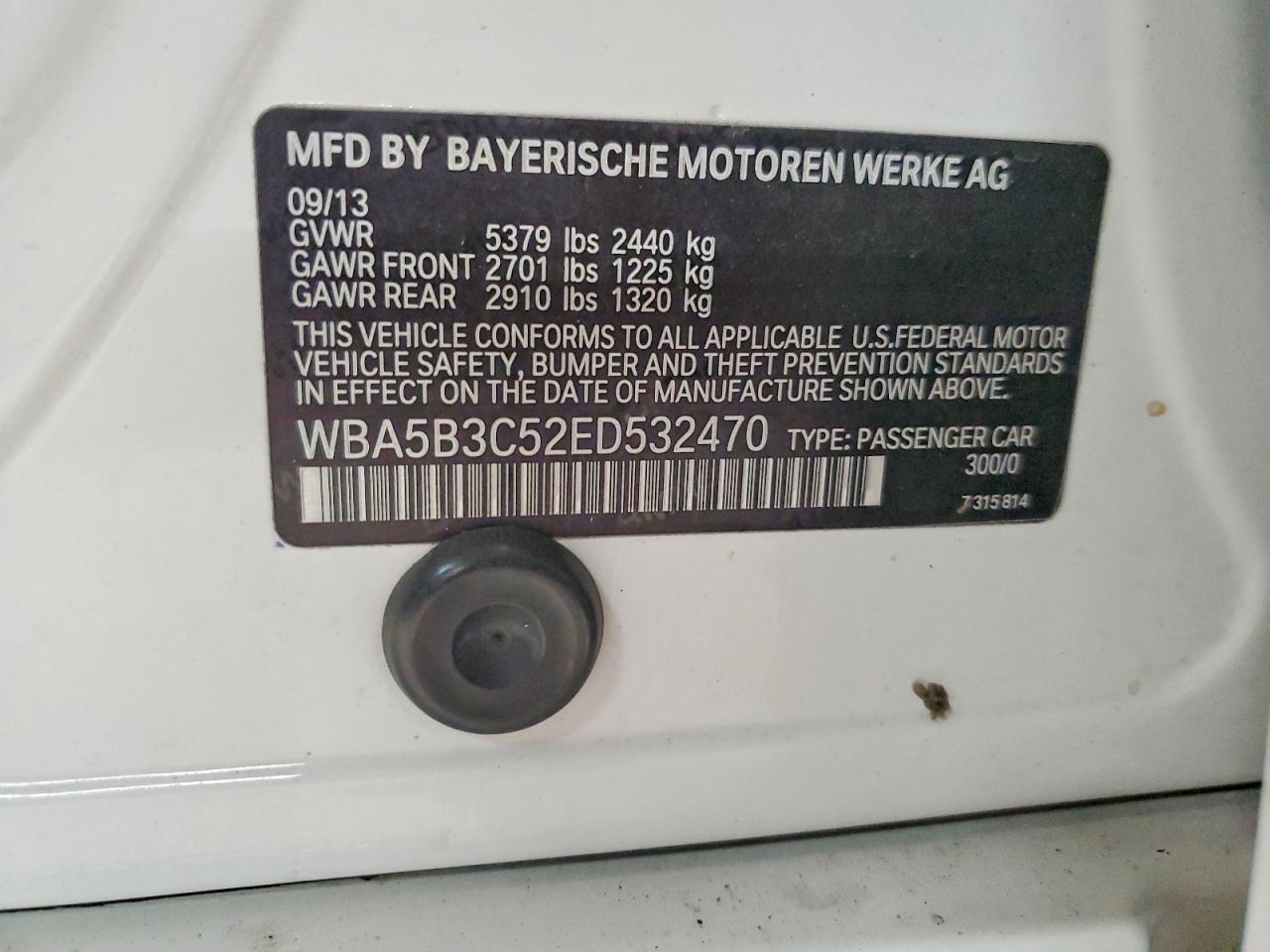 2014 BMW 535 Xi - zdjęcie 12