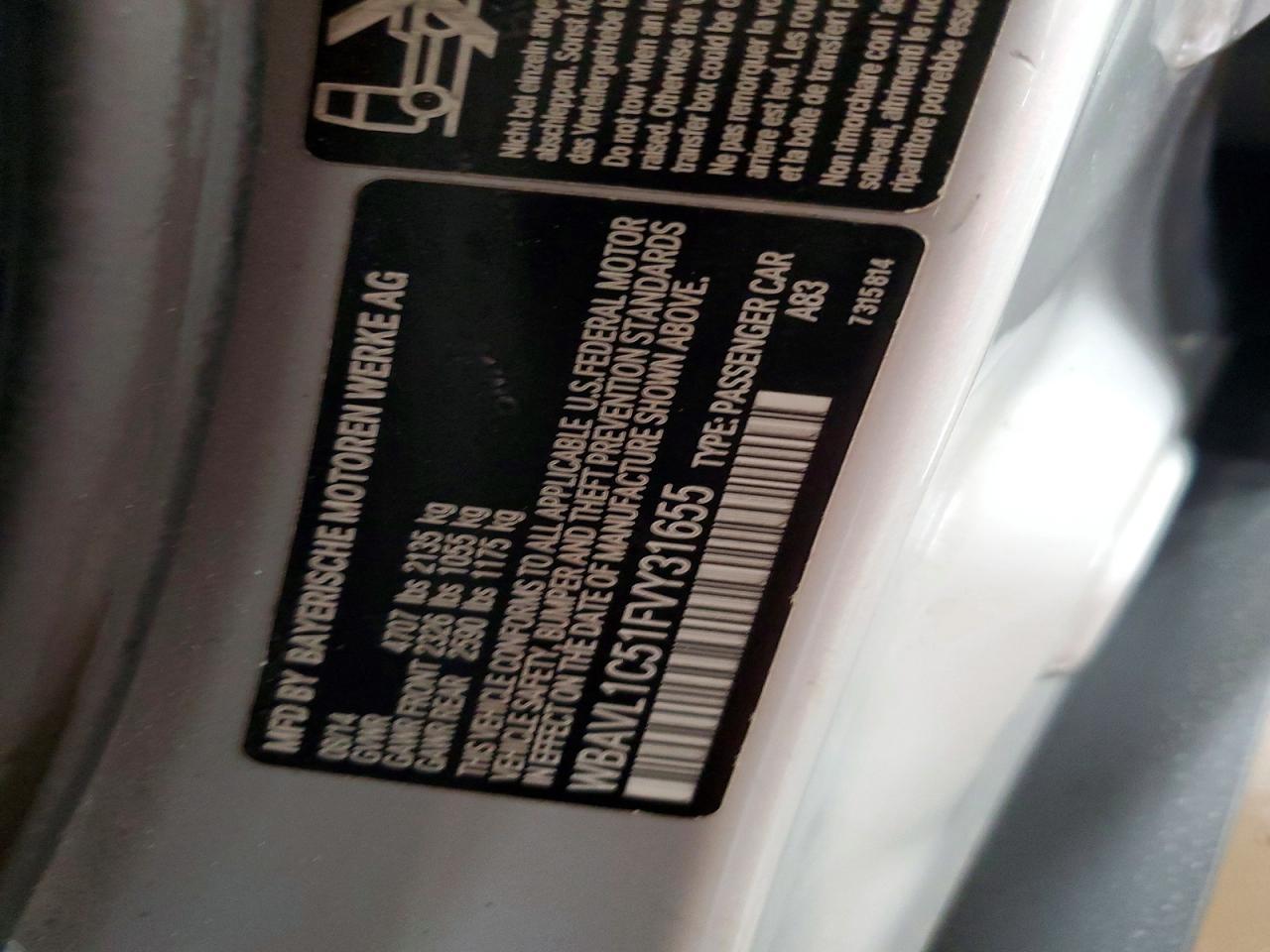 2015 BMW X1 xDrive28I - zdjęcie 12