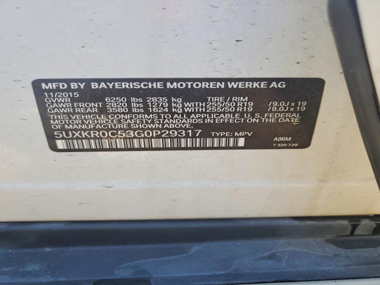 2016 BMW X5 xDrive35I - zdjęcie 13