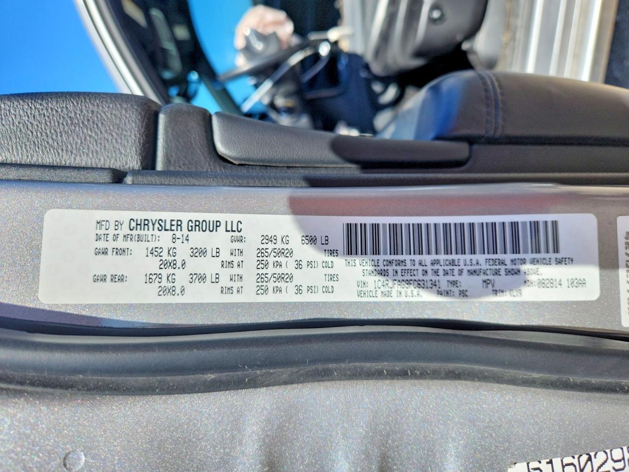 2015 Jeep Grand Cherokee Laredo - zdjęcie 14