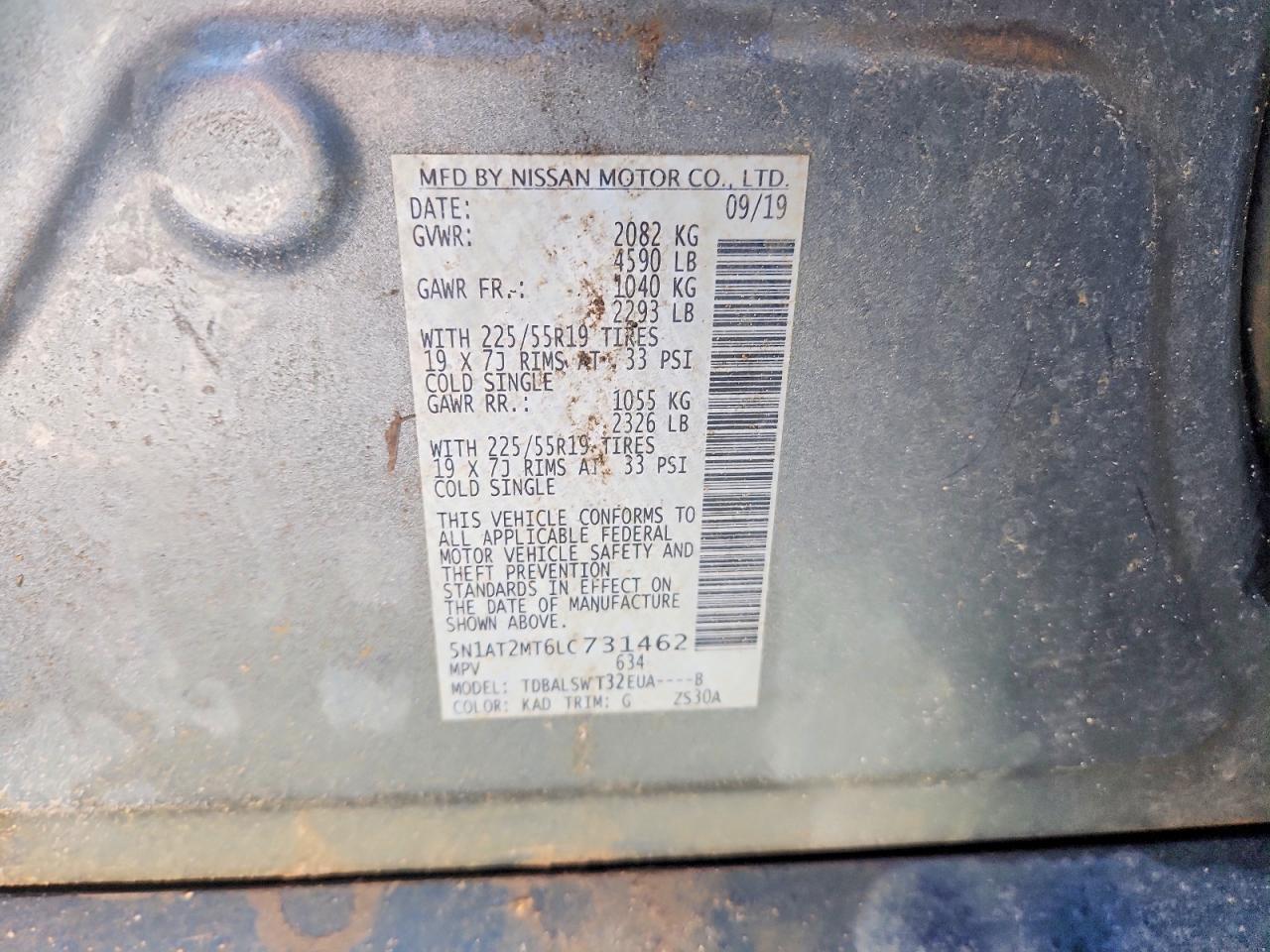 2020 Nissan Rogue Sl - zdjęcie 14