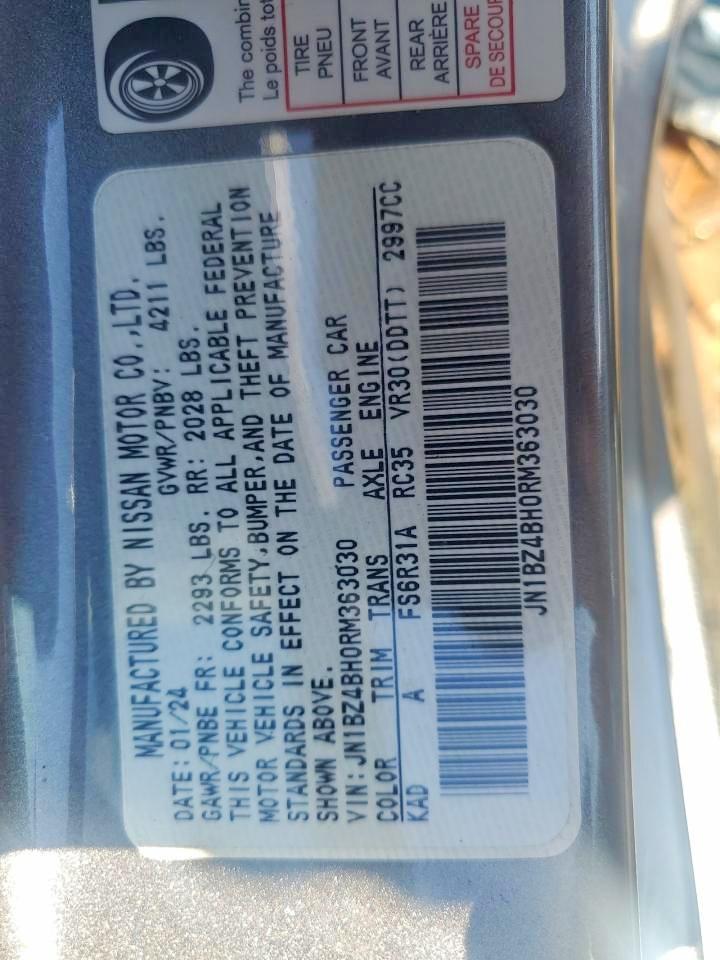 2024 Nissan Z Performance - zdjęcie 12