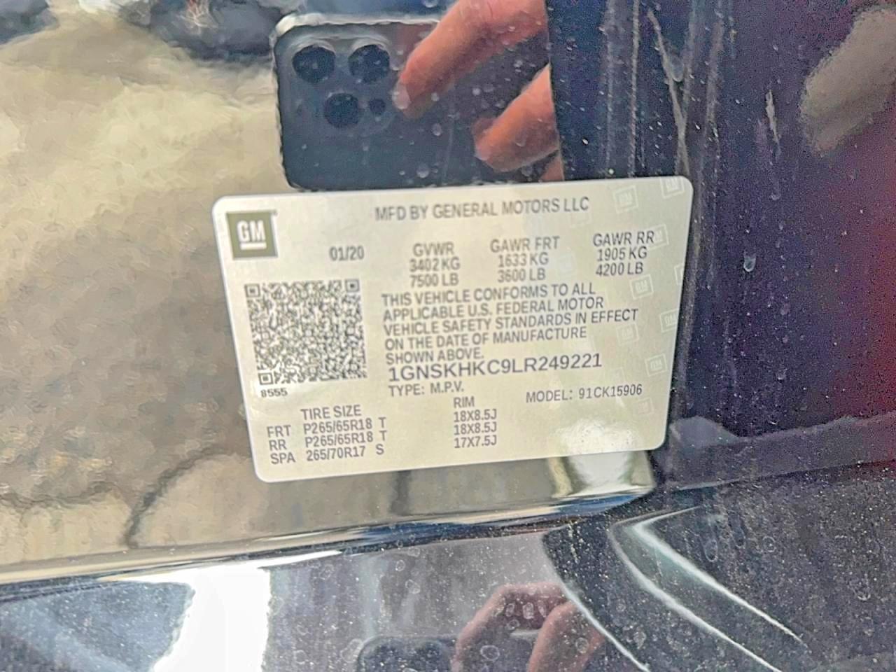 2020 Chevrolet Suburban K1500 Lt - zdjęcie 10